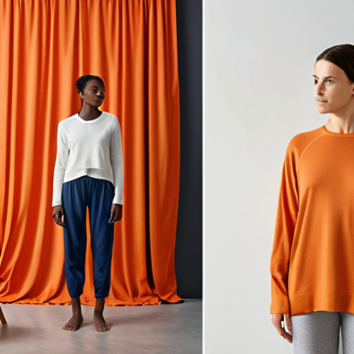 Home 7 2
**Prompt 2: Smart & Sustainable Textiles for Everyday Life**
A modern, vibrant setting showcasing diverse individuals interacting with smart and sustainable textiles. One person is wearing a sleek, comfortable garment that subtly displays health metrics, while another interacts with a smart home textile, like a curtain that adapts to light. The background features elements of eco-friendly materials, such as stylish products made from recycled fibers, organic cotton, or innovative bio-based materials like orange peel or seaweed textiles. The overall mood is positive and forward-looking, emphasizing comfort, well-being, and environmental responsibility through advanced, intelligent fabrics integrated into daily life. --ar 16:9 --v