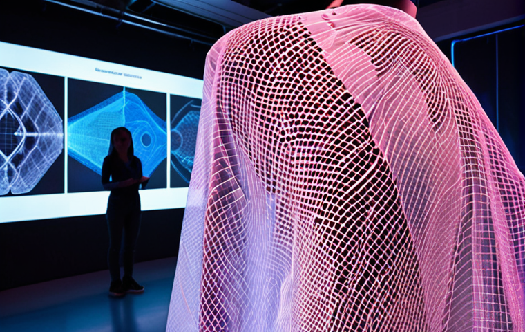 Intelligent Textile Innovation Hub**
    "A visionary textile engineer in a high-tech laboratory, holding an innovative smart fabric that subtly glows and integrates digital interfaces. The fabric displays faint data patterns and sensors, blending seamlessly with intricate textile textures. In the background, holographic projections showcase futuristic fashion designs and complex material structures. The scene emphasizes the convergence of textile art, electronics, and engineering, with a focus on vibrant, intelligent design, soft ambient lighting, and high detail. Future of textiles concept."

2.  **Prompt for