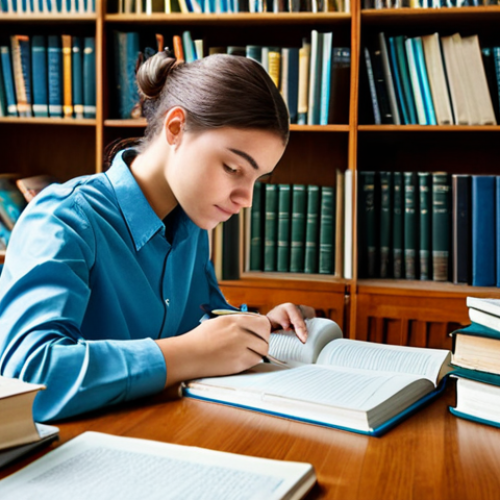 **

"A determined student, fully clothed in modest attire, studying diligently at a desk overflowing with books and notes, safe for work, appropriate content, perfect anatomy, correct proportions, surrounded by textbooks and learning materials, professional, well-lit, family-friendly."

**