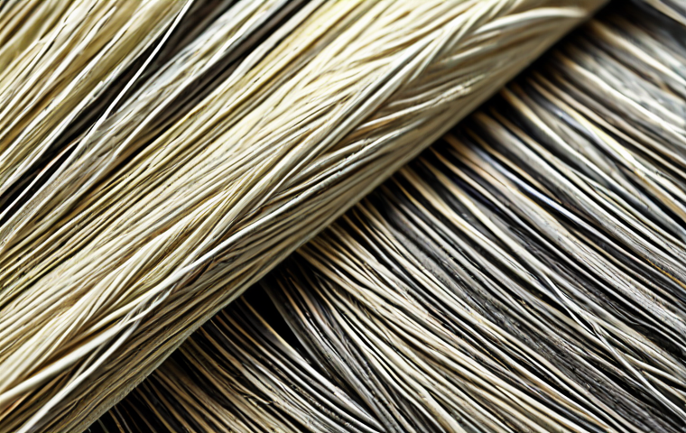 섬유기사와 필기시험 준비의 중요성 - Textile Fiber Close-Up**

"Macro shot of various textile fibers (cotton, silk, recycled polyester), ...