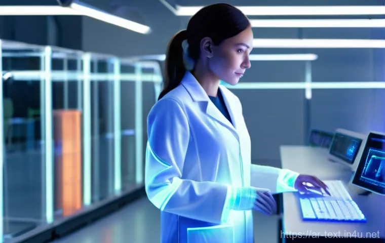 섬유기사와 해외 취업 - **Prompt:** A professional female textile engineer in her late 20s to early 30s, dressed in a clean,...