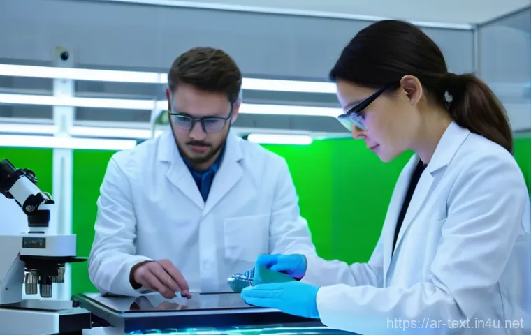 섬유기사 필기시험 대비 성공 사례 - Image Prompt 1: The Future of Smart and Sustainable Textiles**