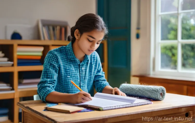 섬유기사 필기시험의 준비 전략 - Aspiring Textile Engineer's Study Session**
A focused young student, appearing to be in their late ...