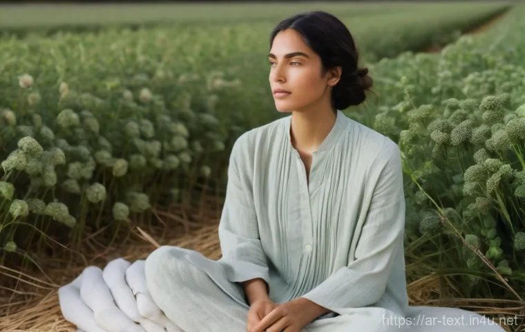 섬유기사 자격증의 중요성 - **Prompt:** A dynamic scene featuring a modern Arab athlete, perhaps a marathon runner or a hiker, f...