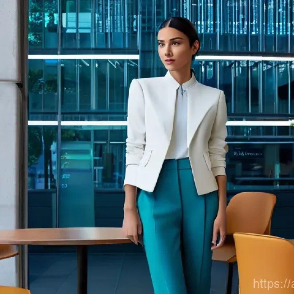 섬유기사 자격증 취득 후의 전망 - **Prompt for Smart Textiles: "Connected Urban Life"**
A highly detailed, realistic image of a di...