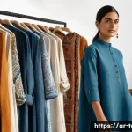 섬유기사 자격증 활용 방법 - **Sustainable Fashion and Eco-friendly Textiles:**
A vibrant scene showcasing an elegantly dress...