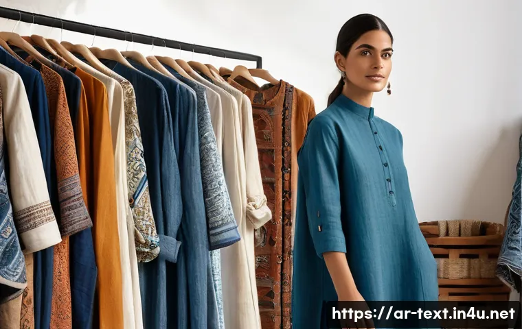 섬유기사 자격증 활용 방법 - **Sustainable Fashion and Eco-friendly Textiles:**
A vibrant scene showcasing an elegantly dress...