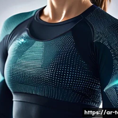 Home 28 섬유기사와 시험 준비 동영상 - **Prompt 1: Futuristic Smart Sportswear**
"An athletic person, mid-action, wearing sleek, form-f...