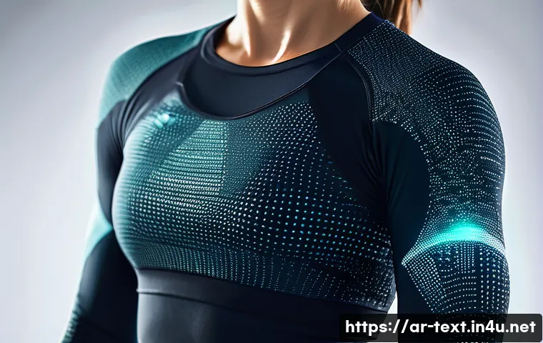 섬유기사와 시험 준비 동영상 - **Prompt 1: Futuristic Smart Sportswear**
"An athletic person, mid-action, wearing sleek, form-f...